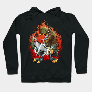 T-REX use Chainsaw Hoodie